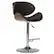 Angle. Simpli Home - Marana Bentwood Adjustable Height Gas Lift Bar Stool - Black.