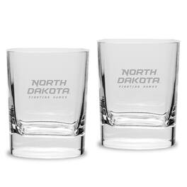 Jardine - North Dakota 2-Piece 11.75oz. Square Double Old Fashioned Glass Set - Multicolor