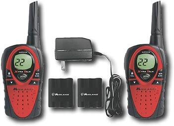 Front Standard. Midland - 8-Mile, 22 Channel FRS/GMRS 2-Way Radios with Charger (Pair).