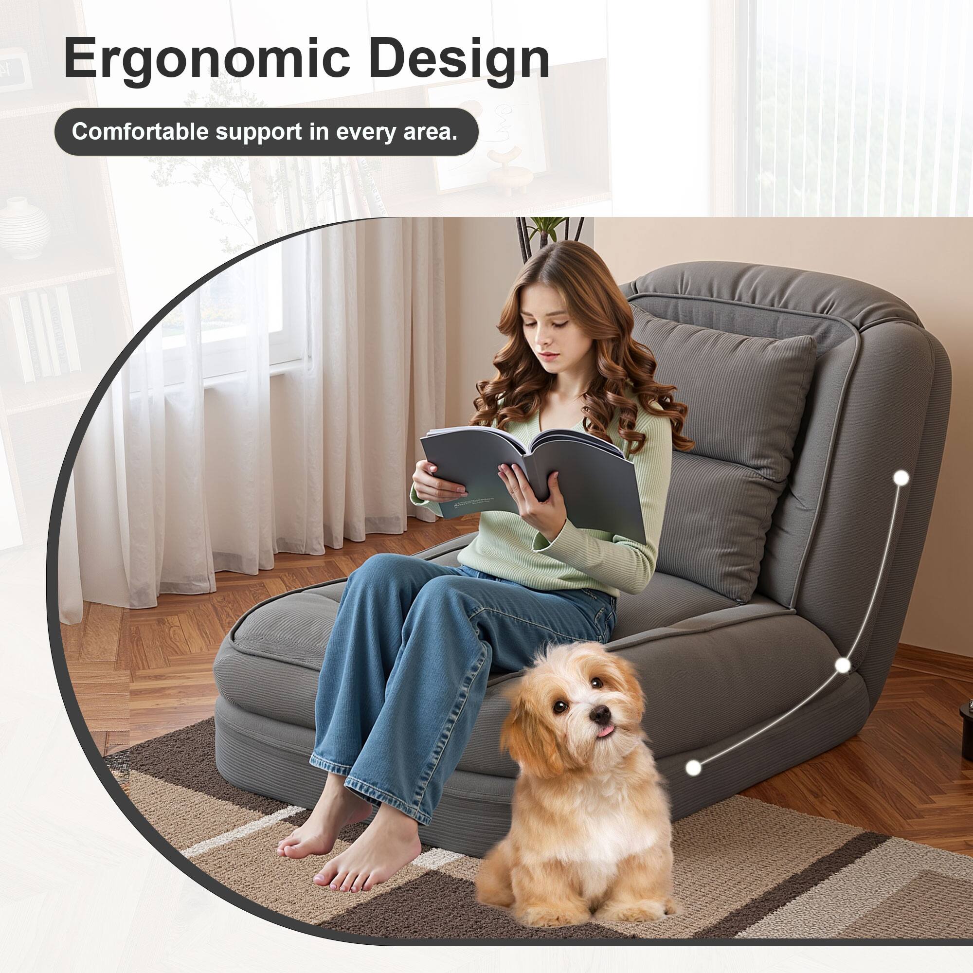 Ergonomic Design  
Comfortable support in every area.