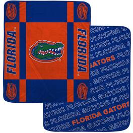 Pegasus - Florida Gators 60- x 70- Reverse Block Double-Sided Ultra Cozy Blanket - Multicolor