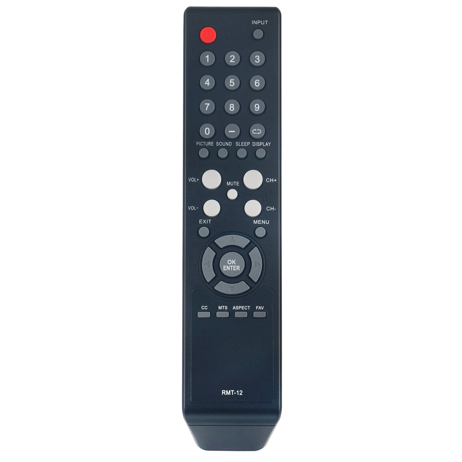 ZdalaMit - RMT-12 Replacement Remote for Westinghouse TV CW39T8RW EW39T4LZ EW46T4LZ VR-5585DFZ - Black