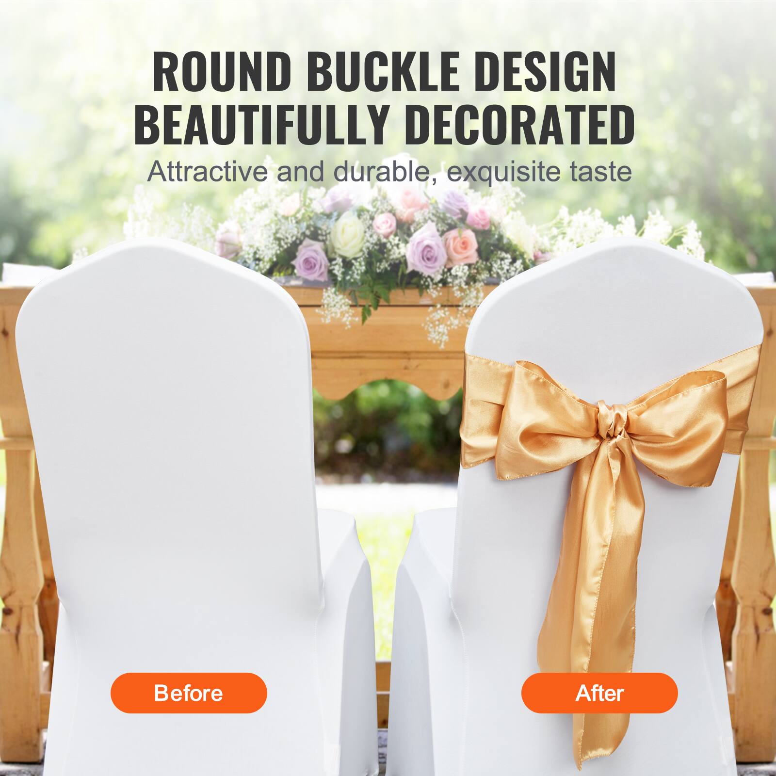 ROUND BUCKLE DESIGN BEAUTIFULLY DECORATED
Attractive and durable, exquisite taste
Before
After