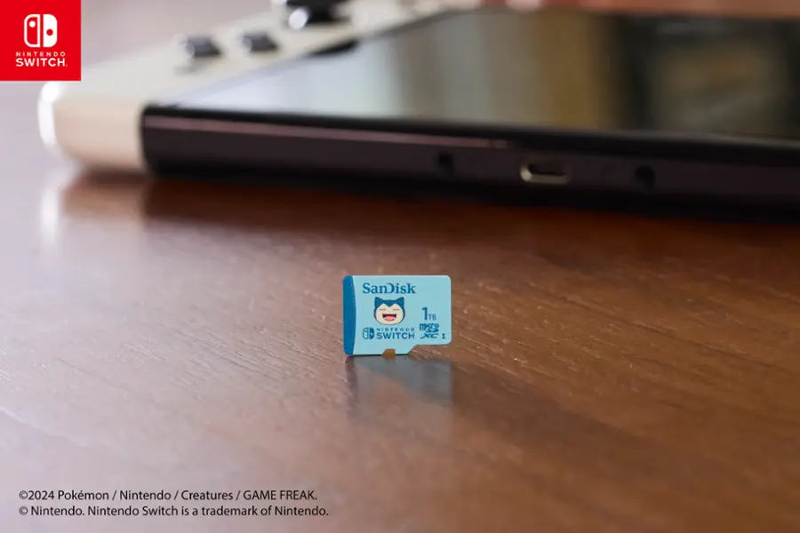 aB NINTENDO SWITCH. SanDisk 1TB T8 NINTENDO MPSC OD SWITCH XC I 2024 Pokemon Pokmon/Nintendo /Creatures/GAME FREAK. Nintendo. Nintendo Switch is a trademark of Nintendo.