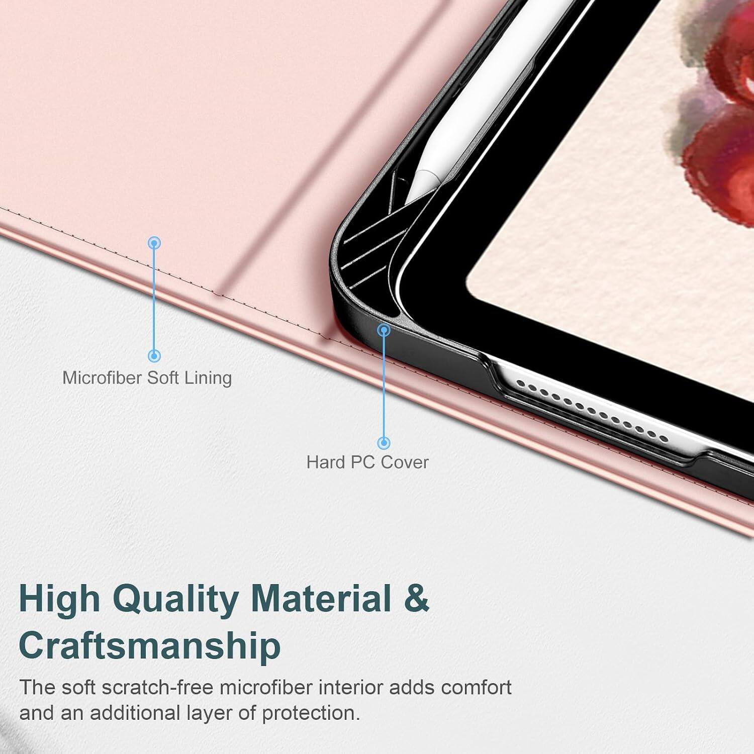 Microfiber Soft Lining  
Hard PC Cover  
High Quality Material & Craftsmanship  
The soft scratch-free microfiber interior adds comfort and an additional layer of protection.