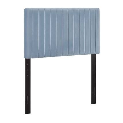 Front. Modway - Keira Performance Velvet Twin Headboard by Modway - Blue.