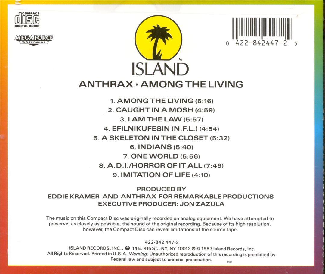 Back. Among the Living [CD].