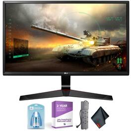 LG - 24" Class Full HD IPS Gaming Monitor (23.8" Diagonal) - Single Monitor