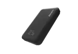 Energizer - Ultimate Lithium 10,000 mAh 3-Port 37.5W max 20W USB-C PD & 15W Qi Wireless Portable Power Bank - Black