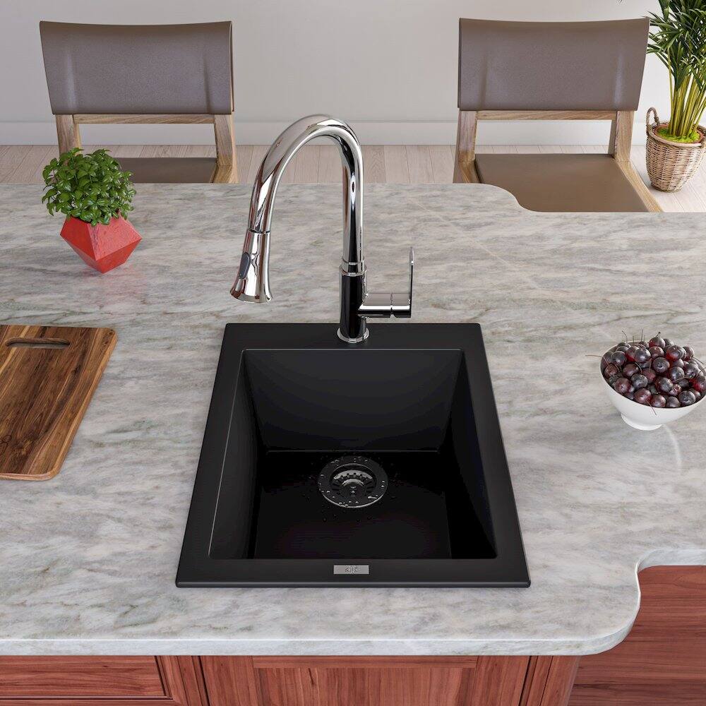 Left. Alfi - Polished Stainless Steel 3 1/2" Basket Strainer Drain - Silver.