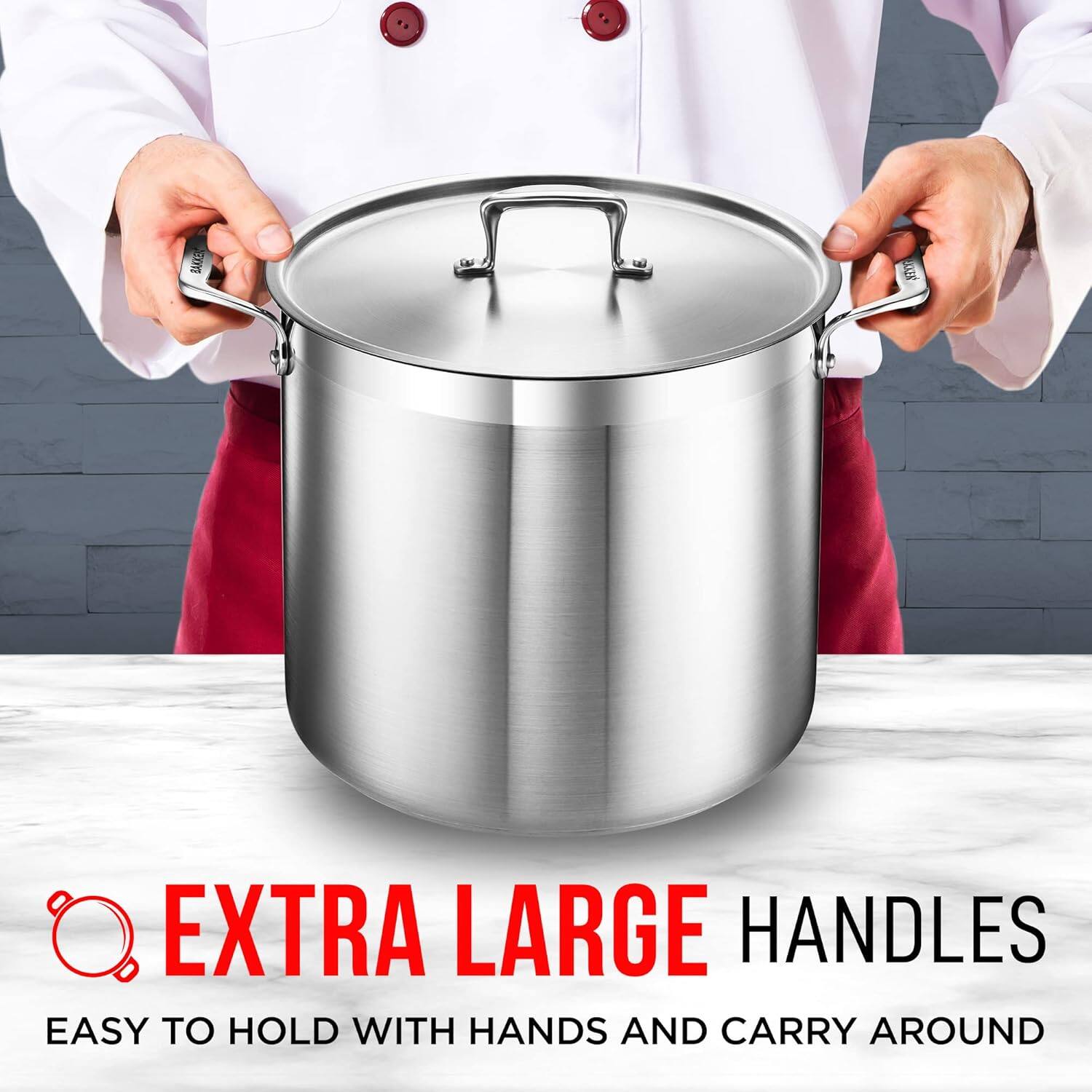 EXTRA LARGE HANDLES  
EASY TO HOLD WITH HANDS AND CARRY AROUND