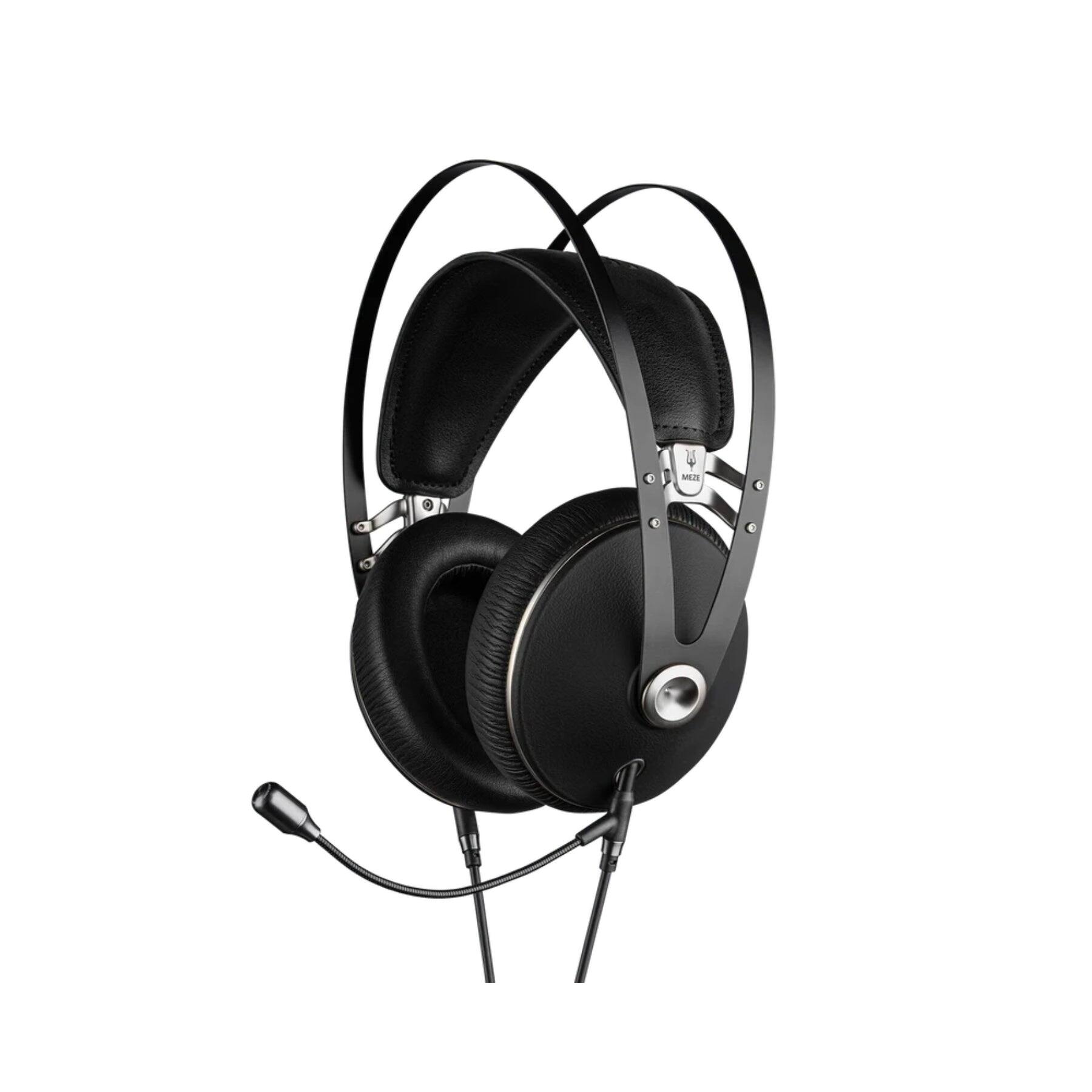Front. Meze Audio - Meze Audio 99 Neo Headphones With Boom Mic - Black.