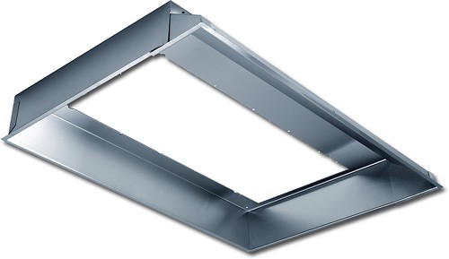 Angle View: Zephyr - Duct Cover Extension for ZRV - Stainless steel
