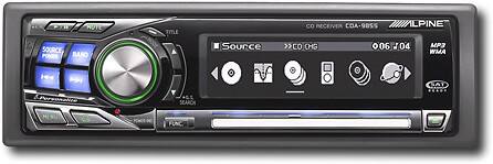 Front Standard. Alpine - 50W x 4 iPod™/Satellite Radio-Ready CD Deck w/Multicolor Display.