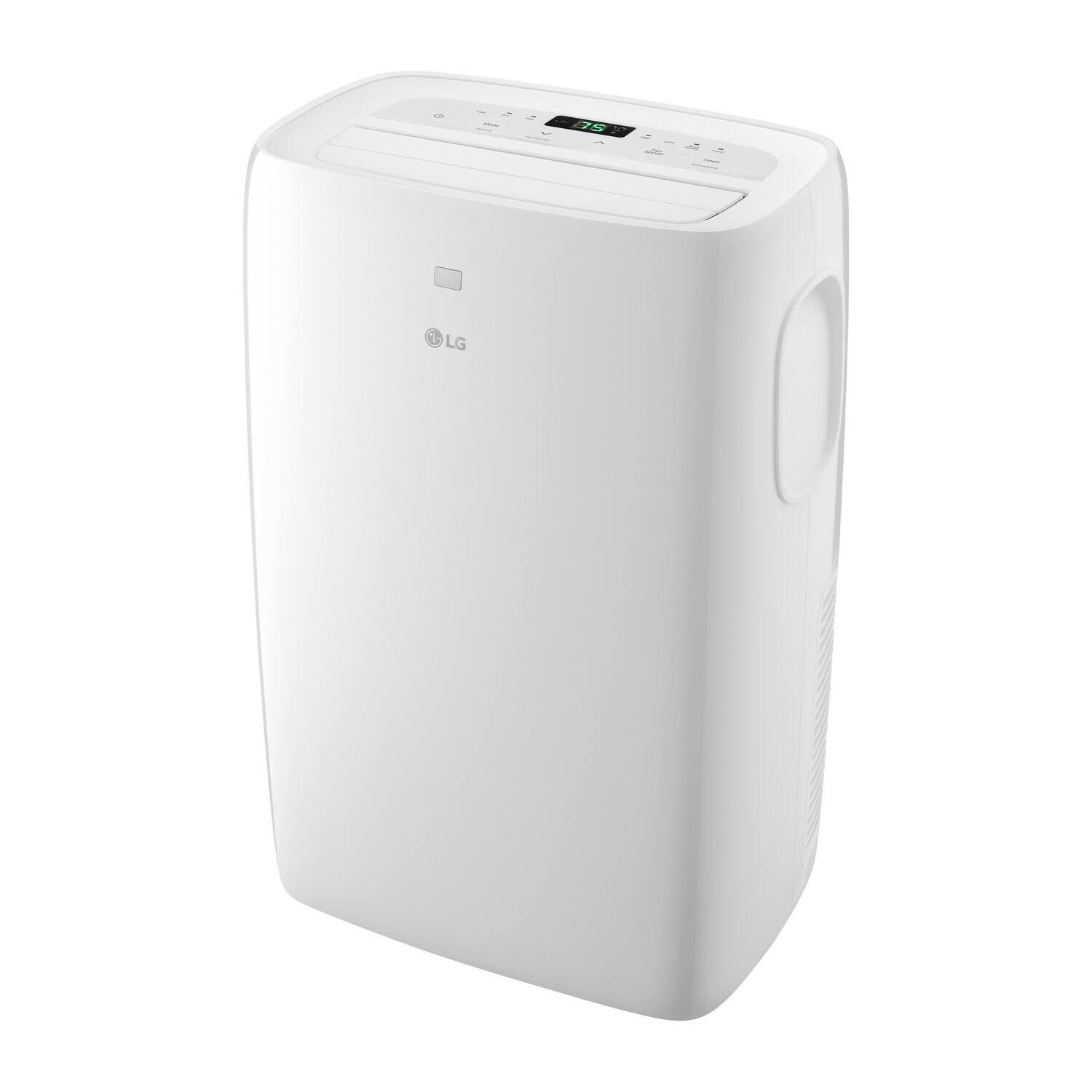Back. LG - 300 Sq. Ft. 7,000 BTU DOE Portable Air Conditioner - White.
