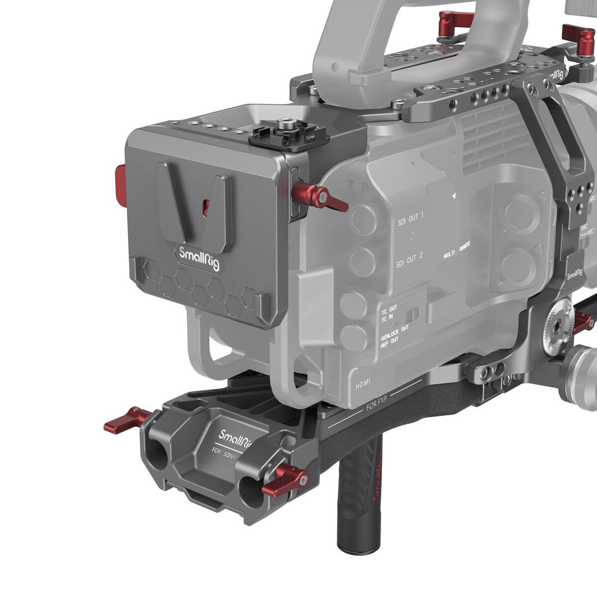 SmallRig 1 SC OUT OUT 2 SOI - MLS  
SmallRig OUT le N oUT GENLOCK OUT RF  
SmallRig FOR SONY HOMI FA9 FOR SmallRig