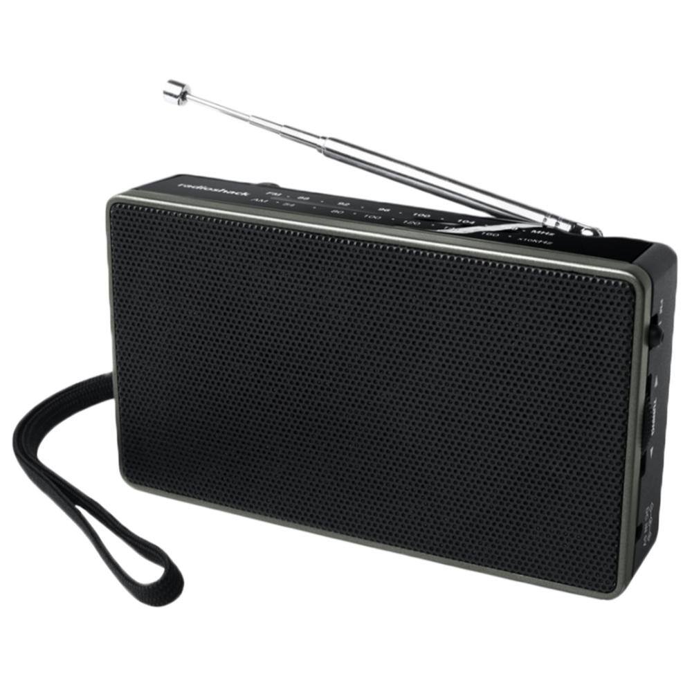 Front. RadioShack - RadioShack Square AM/FM Radio with DC Power and Battery Operation – 1202254.