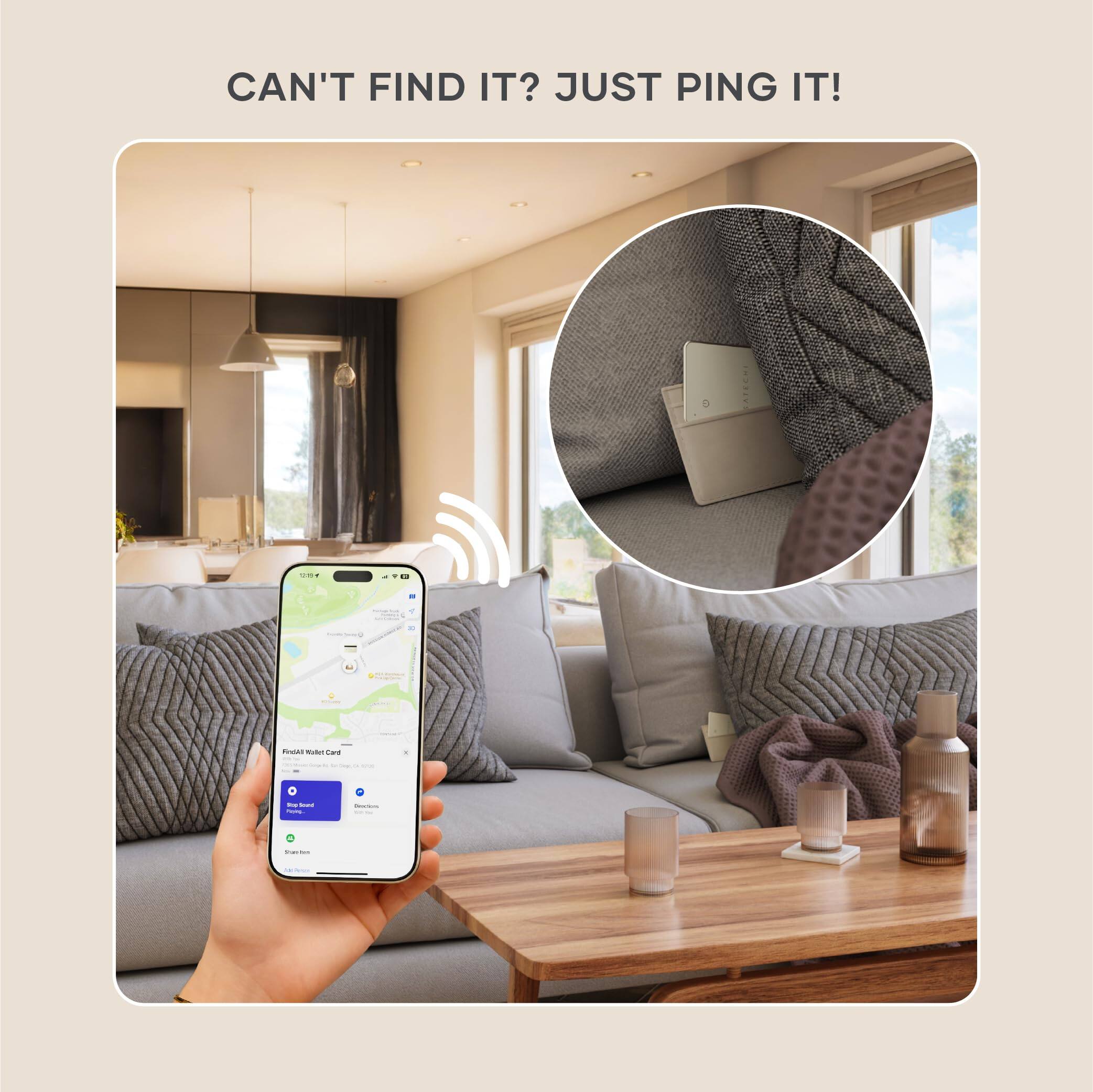 CAN'T FIND IT? JUST PING IT!