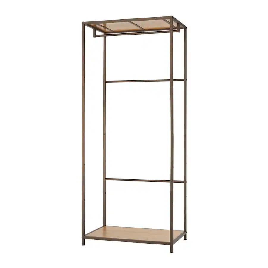 Bronze Agefodder Racks TRINITY 30x20x72 Bamboo Garment Rack Bronze Anthracite Bronze ...