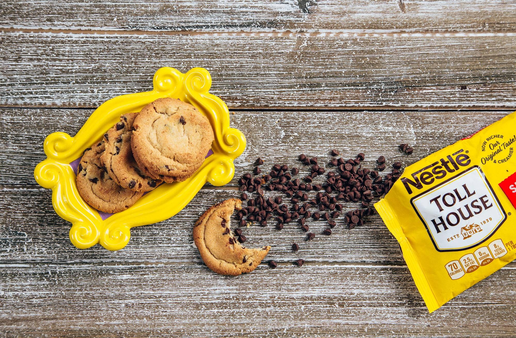 Nestlé Toll House  
Now Richer, Original & Creamier  
Est. 1939  

8g Total Fat  
0mg Sugars  
2.5g Sodium  
70 Calories  
2.5g Sat Fat  
13% DV