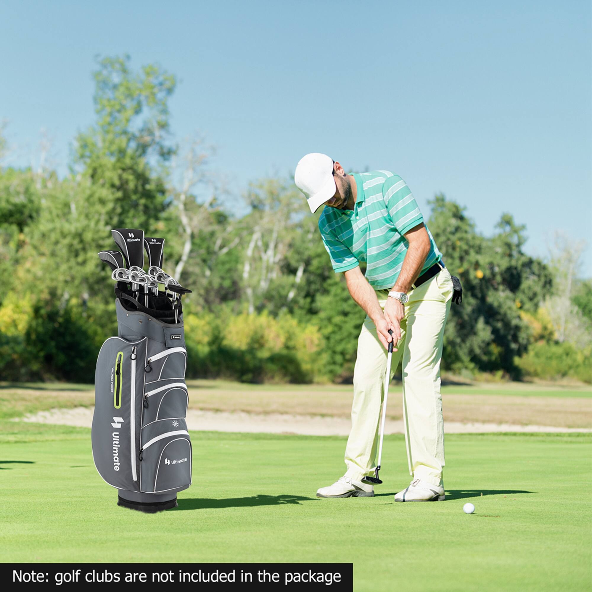 M I = Ultimate

Note: golf clubs are not included in the package