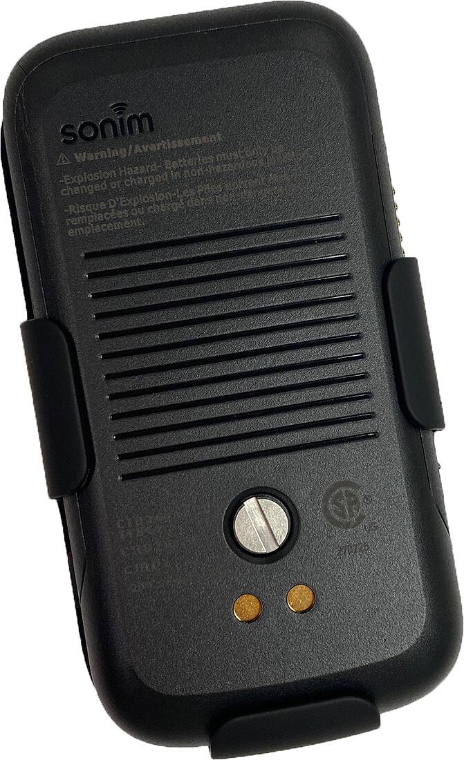 sonim Warning/Avertissement Warning/ Batteries must only be changed or charged in non-hazardous environment -Risque D'Explosion- Les Piles doivent être remplaces ou chargées dans un emplacement non-hazard.