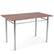 Alt View 17. Costway - 5 Piece Dining Table Set Wood Metal Kitchen Breakfast Furniture with 4 Chair Walnut - Walnut.
