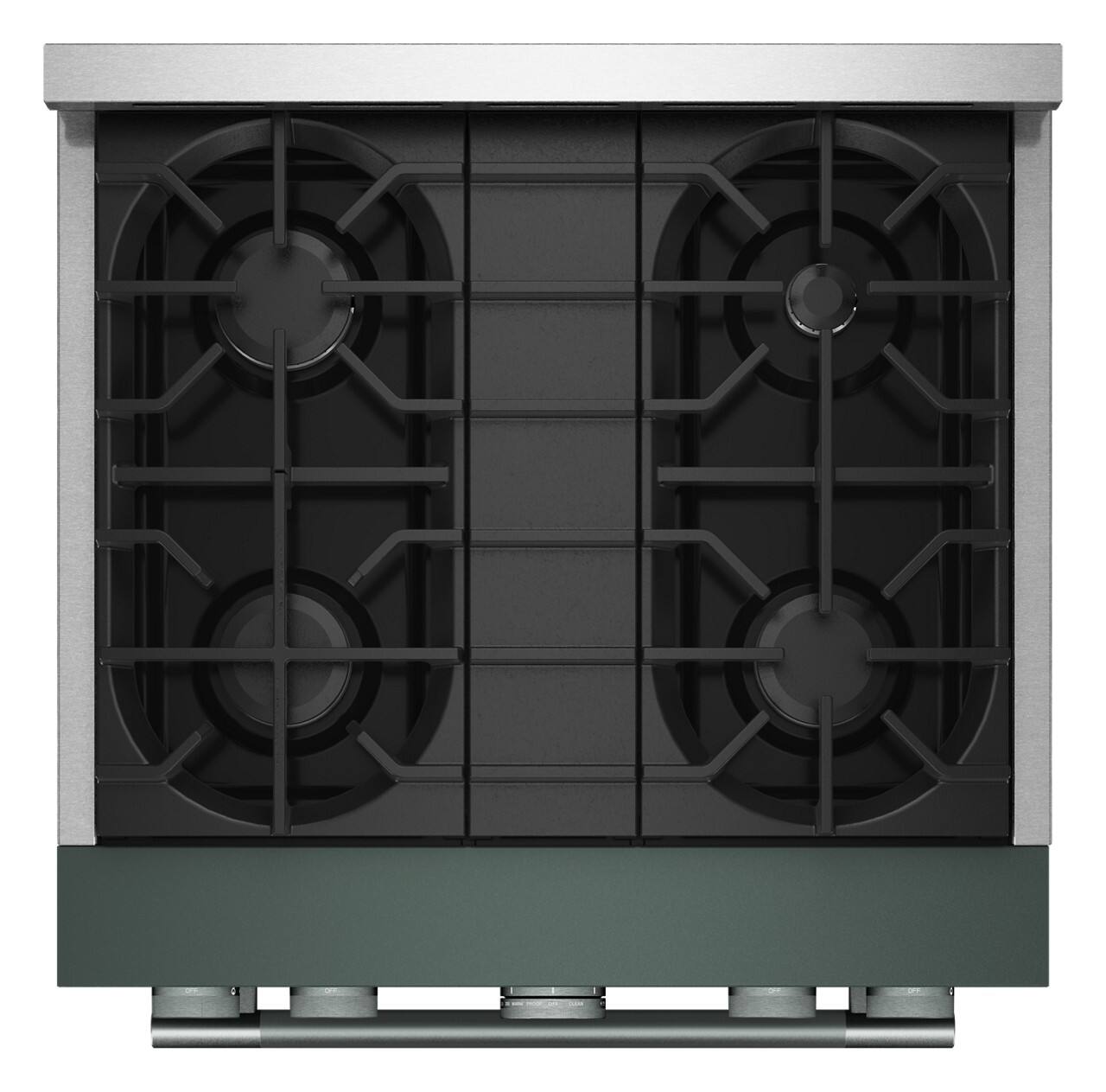 Alt View 3. KitchenAid - 4.1 Cu. Ft. Slide-In Commercial Gas True Convection Range with Self-Cleaning and No Preheat Air Fry Mode - Juniper.