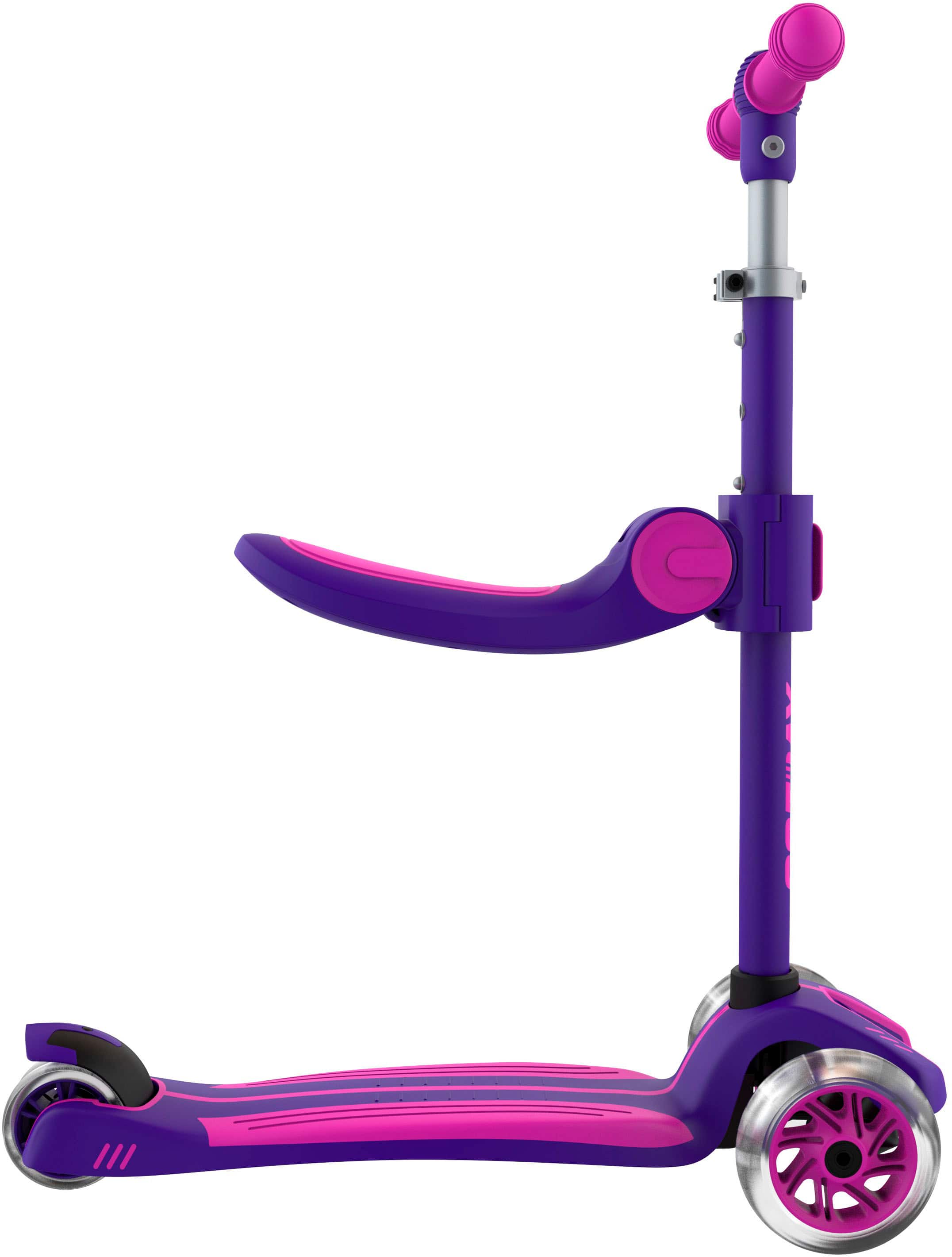 Alt View Zoom 12. GoTrax - LS1 Pro 3-Wheel Kick Scooter - Purple.