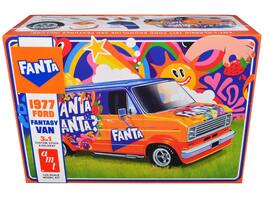 Skill 2 Model Kit 1977 Ford Custom Van "Fanta" 1/25 Scale Model by AMT - Multicolor