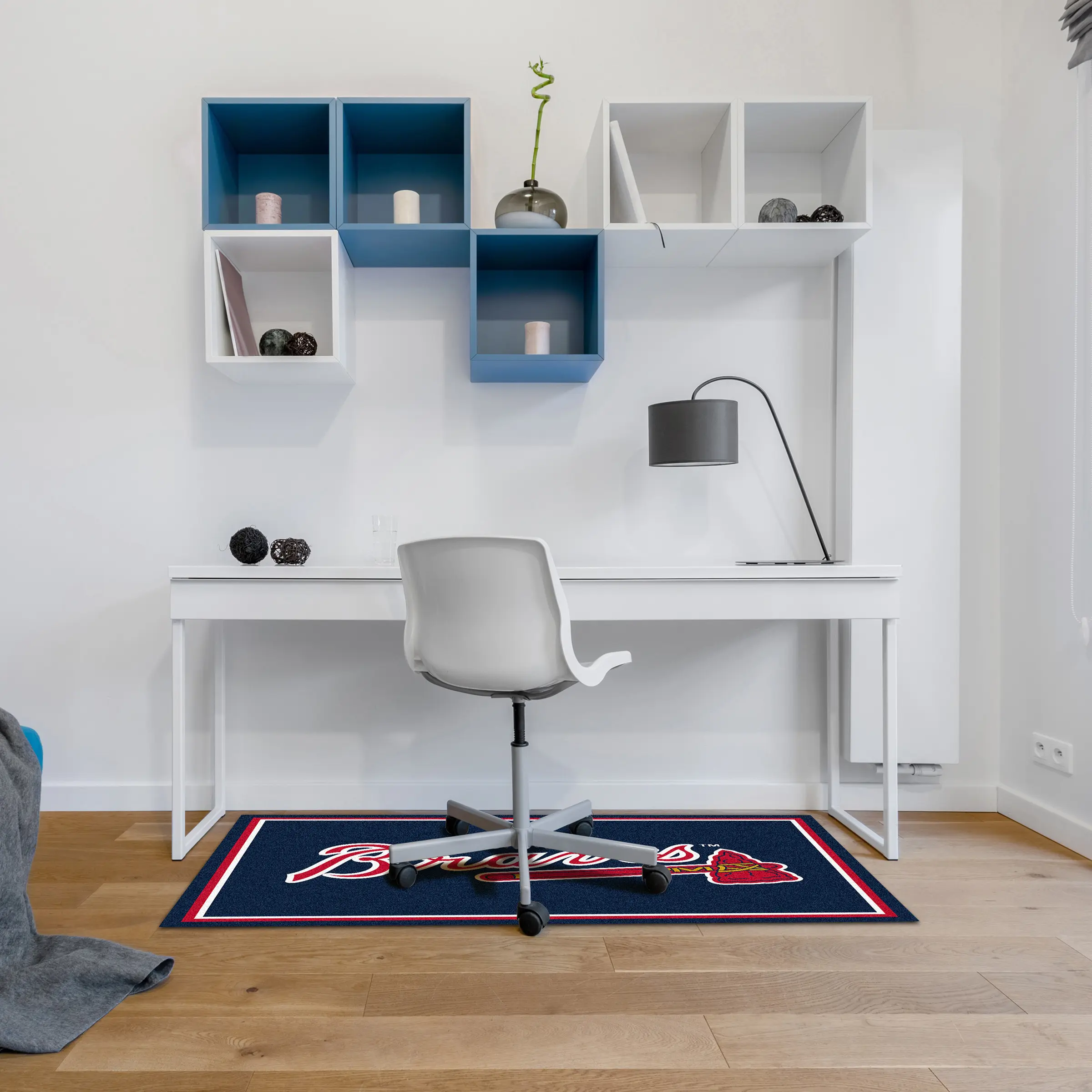 Alt View 2. Imperial - Atlanta Braves 2'8" x 3'10" Area Rug - Multicolor.