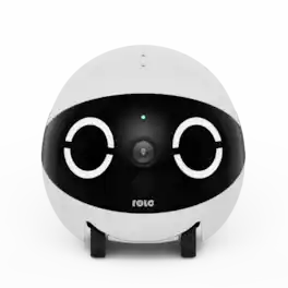 Enabot - ROLA Mini Companion Robot 2K QHD Camera, Built-in Call Button, 2-Way Voice - White