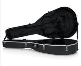 Gator - Deluxe Molded Case for Jumbo Acoustic Guitars, with Hard Outer Shell Molded from Impact-Resistant ABS Plastic