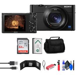 Sony - Cyber-shot DSC-RX100 VA Digital Camera + Case + 64GB Card + More