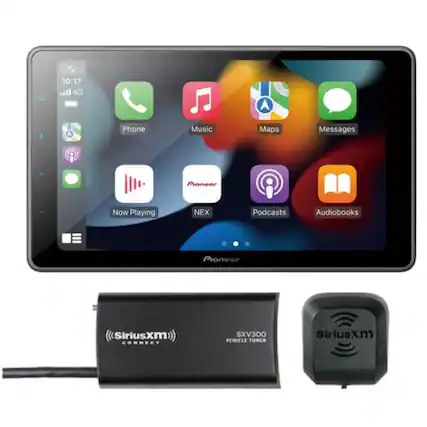 10:17
4G
Phone
Music
Maps
Messages
Now Playing
NEX
Podcasts
Audiobooks
Pioneer
SiriusXM
SXV300
Vehicle Tuner
SiriusXM