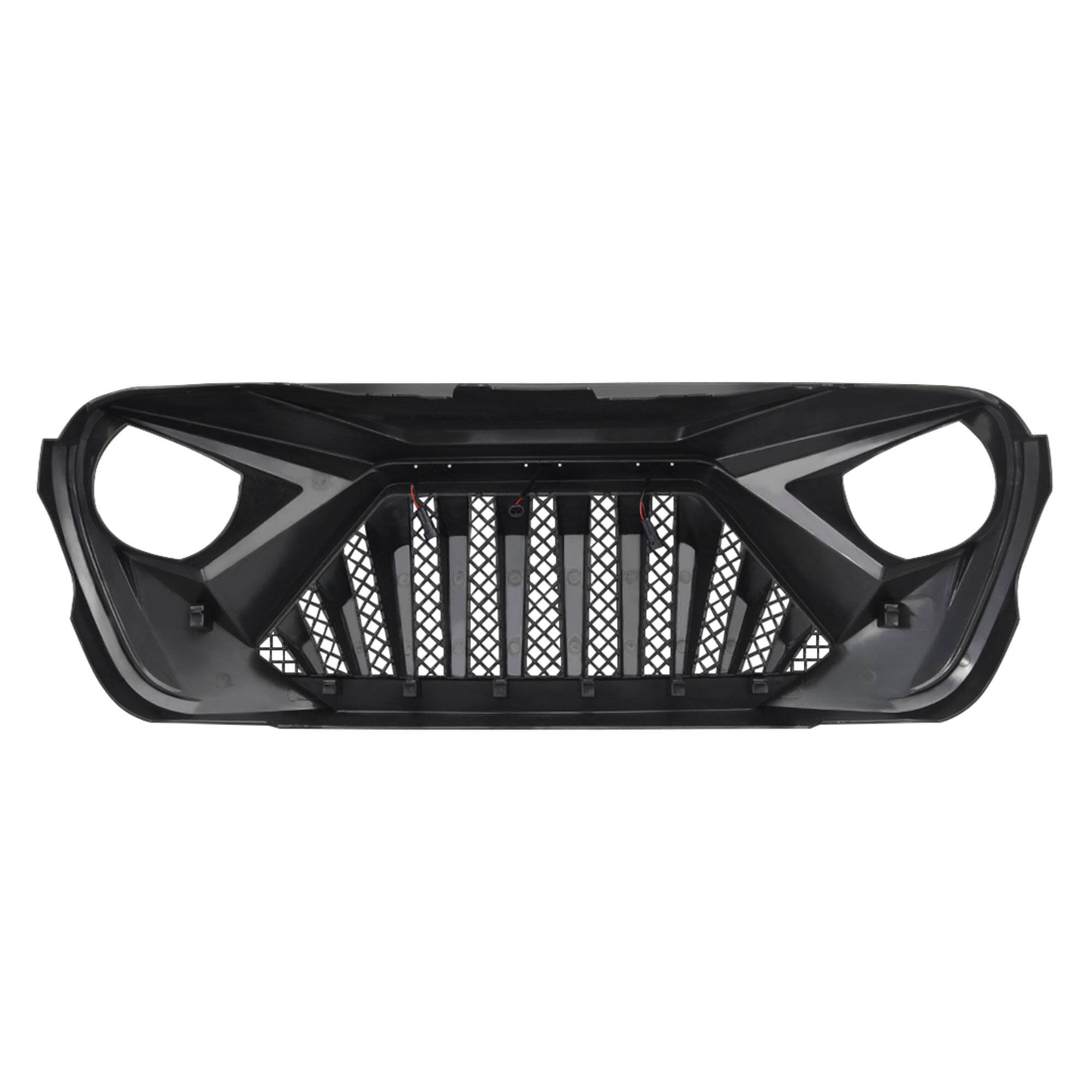 Alt View 7. AMERICAN MODIFIED - American Modified Goliath Grille for 2018 Wrangler JL & 2020 Plus Gladiator JT - Glossy Black.