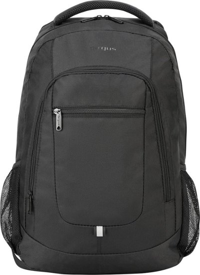 Targus - Shasta Laptop Backpack - Black - Front Zoom