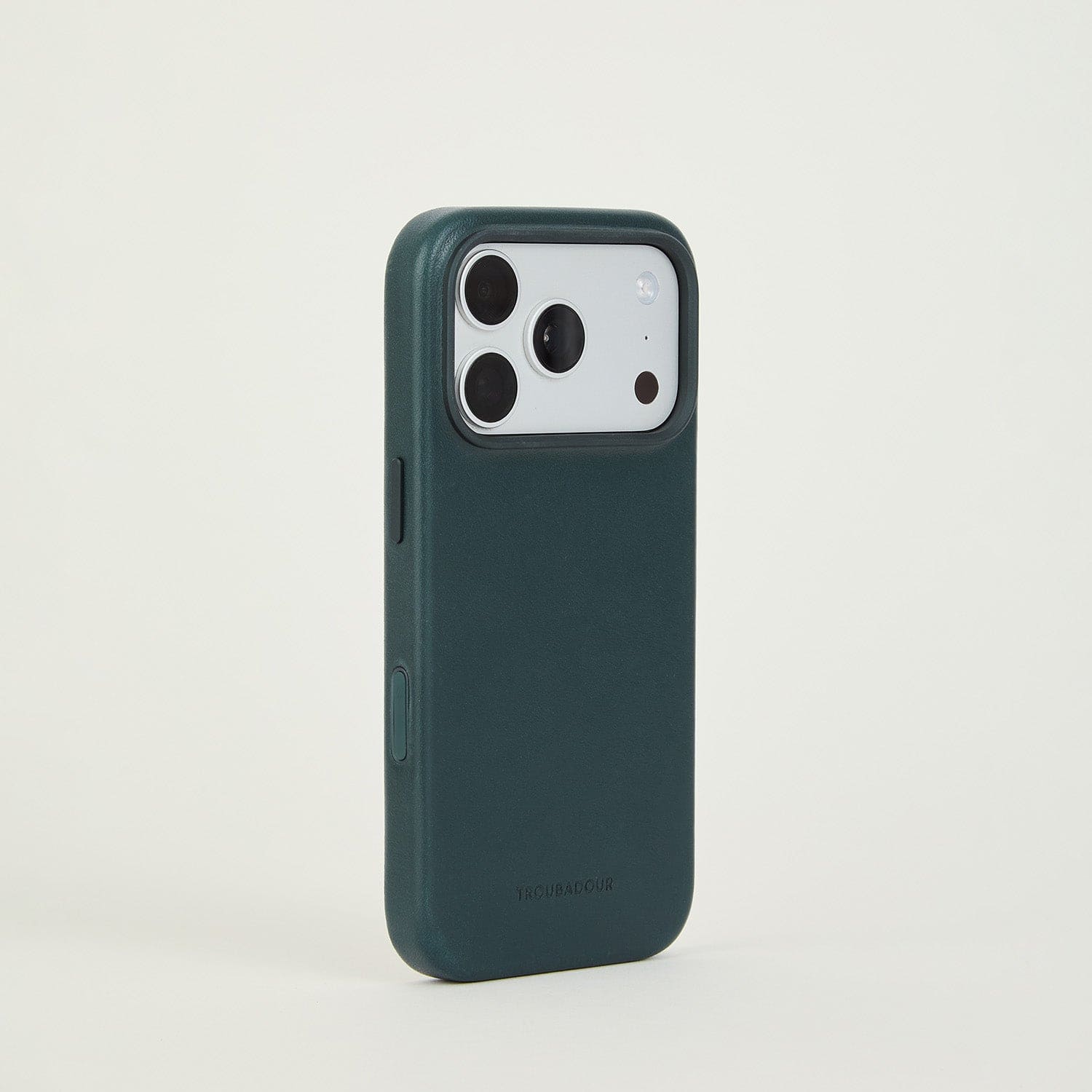 Troubadour - iPhone 18 Pro Leather Case - Obsidian Green