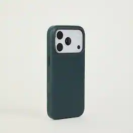 Troubadour - iPhone 18 Pro Leather Case - Obsidian Green