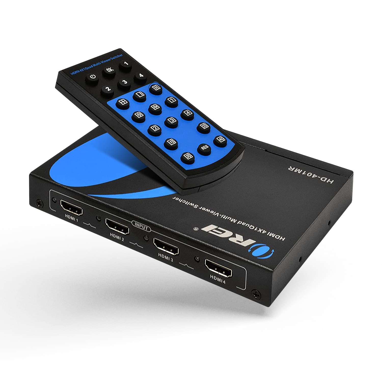 HDMI 1, HDMI 2, HDMI 3, HDMI 4, HD-401MR, Multi-Viewer Switcher, Input, Quad, 4X1