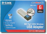Front Standard. D-Link - AirPlus G Wireless USB 2.0 Adapter.