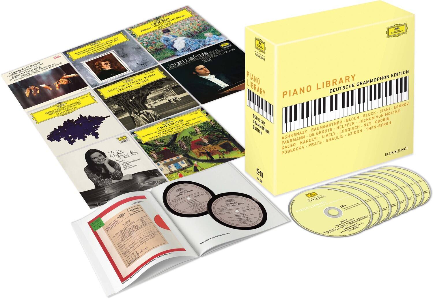 Various Artists - Piano Library: Deutsche Grammophon Edition / Various   - COMPACT DISCS [CD]