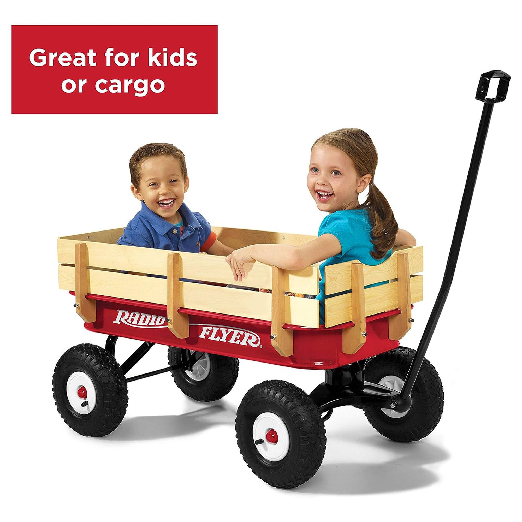 Great for kids or cargo  
RADIO FLYER