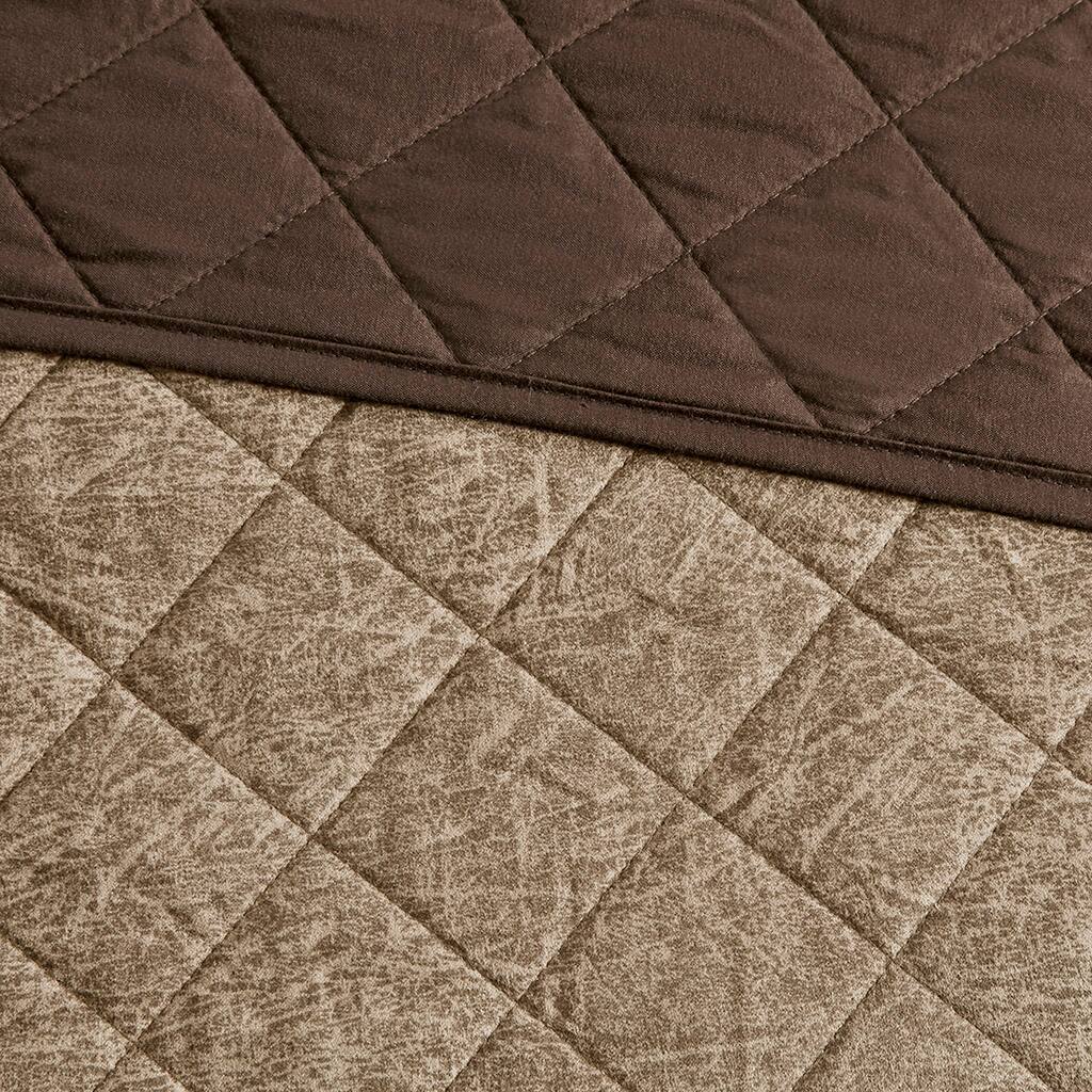 Alt View 5. Gracie Mills - Gracie Mills Maldonado 6-Piece Rustic Reversible Daybed Cover Set - Brown.