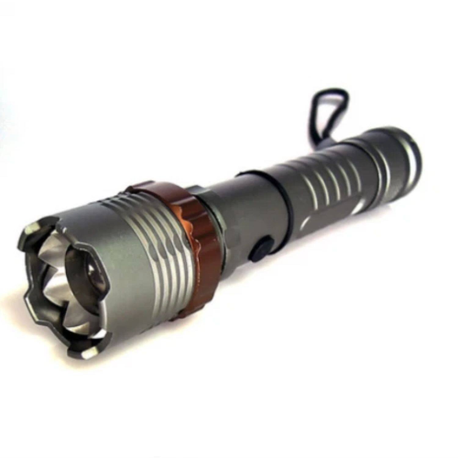 Angle. Home Collection - Rechargeable LED Tactical Flashlight – Super Bright Police Torch with Adjustable Zoom Focus.