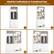 Ideal for Individual or Combined Use
You can set it up as a multifunctional unit or 2 separate closet organizers
1
2
3
4