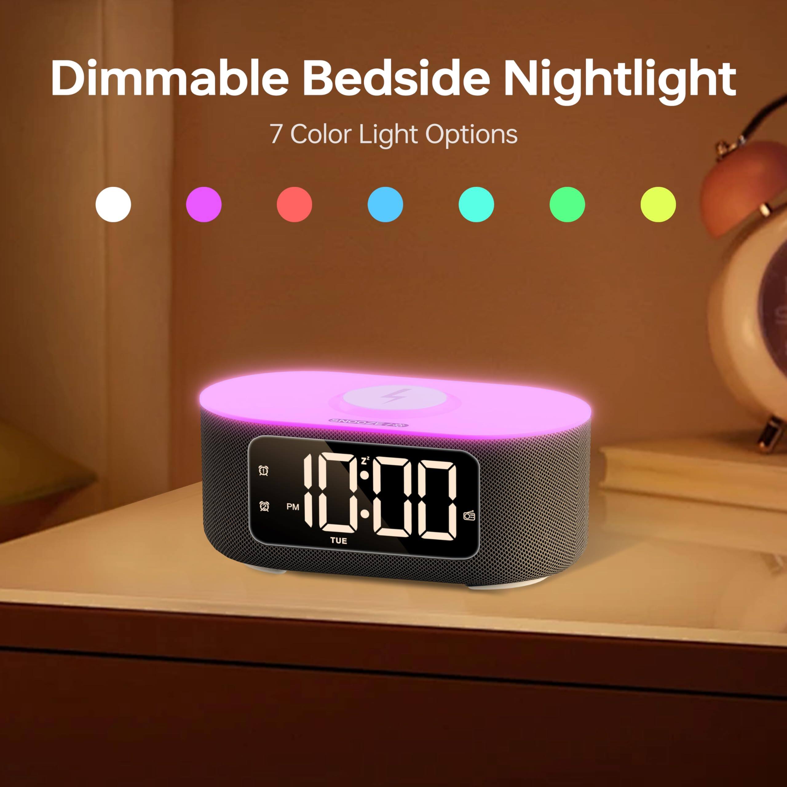 Dimmable Bedside Nightlight  
7 Color Light Options  

10:00 PM  
TUE