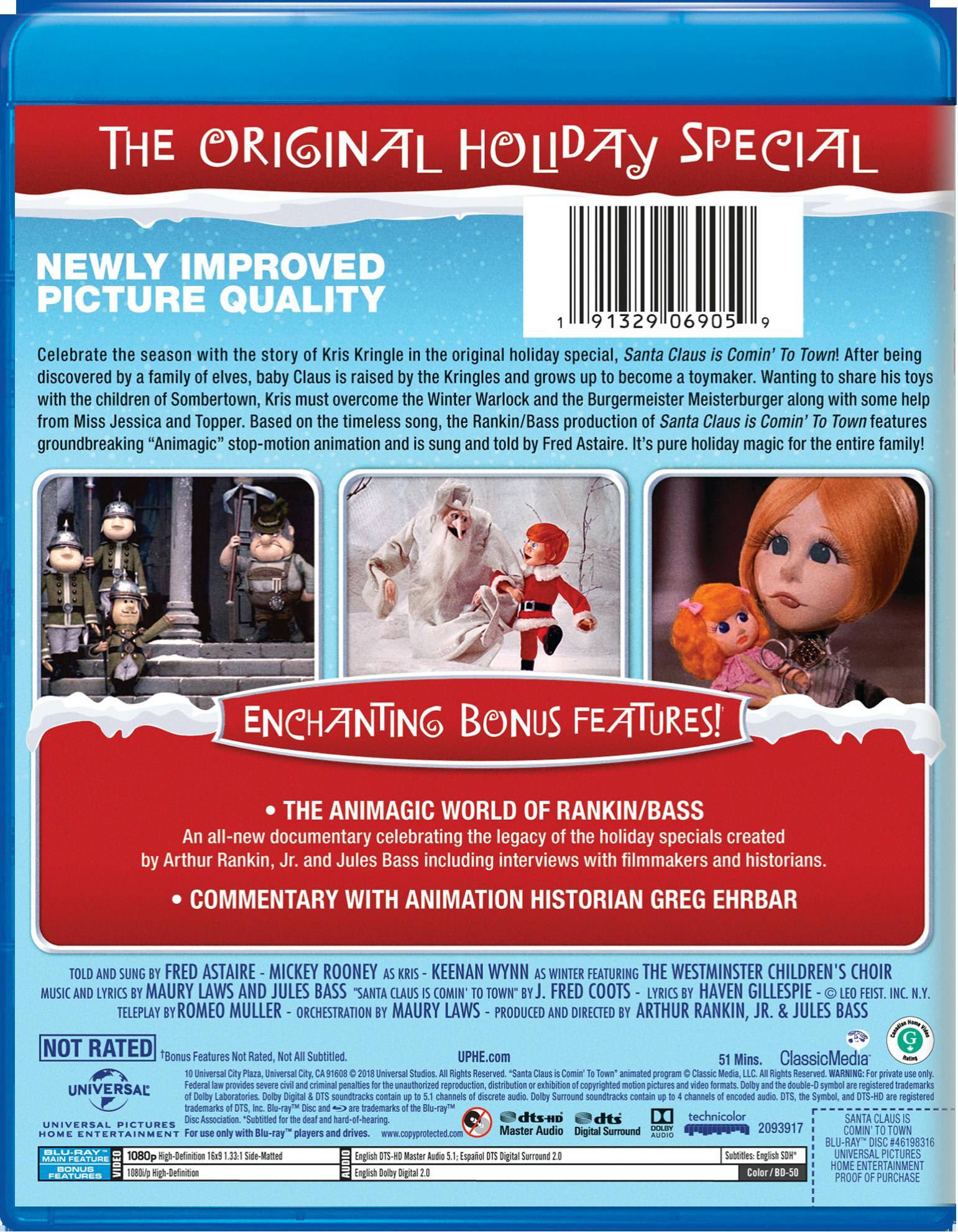 Angle. Santa Claus Is Comin' to Town (Deluxe Edition) [Blu-ray].