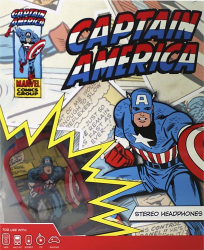 Best Buy: Marvel Captain America Over-the-Ear Headphones MVL-980-CPT