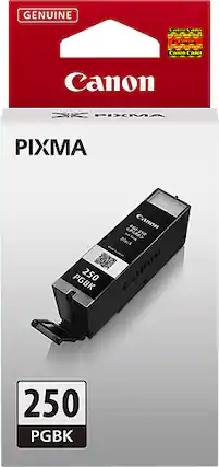 Front. Canon - 250 Standard Capacity Ink Cartridge - Black.